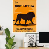 South Africa Travel Poster (Thuiskantoor)