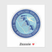 South African Airways Africa Sticker (Vel)