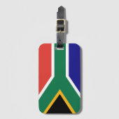 South African Flag Bagagelabel (Voorkant (verticaal))