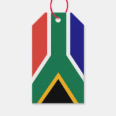 South African Flag Cadeaulabel (Voorkant)