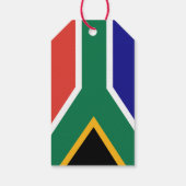 South African Flag Cadeaulabel (Achterkant)