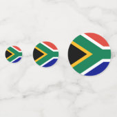 South African Flag Confetti (Achterkanten)