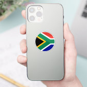 South African Flag Sticker (Telefoon)