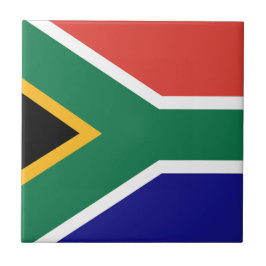 South African Flag Tegeltje