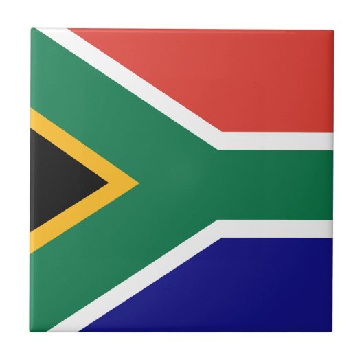 South African Flag Tegeltje (Voorkant)
