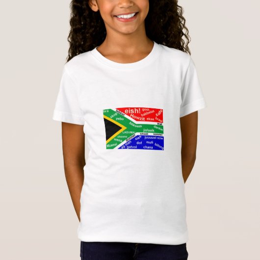 South African Slang Kinderen T-Shirt -  (Voorkant)