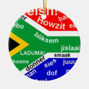 South African Slang Ornament -