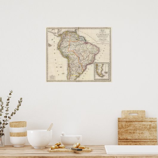 South America 12 Poster (Keuken)