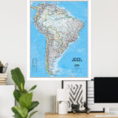 " South America: 2007 Classic Map ... Poster (Thuiskantoor)