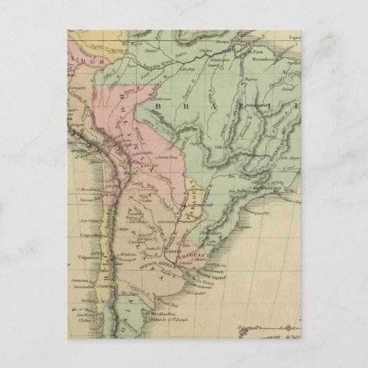 South America 35 Briefkaart (Voorkant)