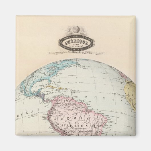 South America 6 Magneet (Voorkant)