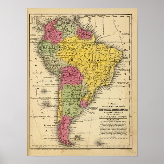 South America 6 Poster (Voorkant)