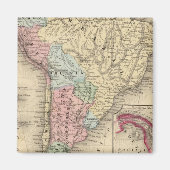 South America Map door Mitchell Magneet (Voorkant)