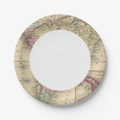 South America Map door Mitchell Papieren Bordje (Voorkant)