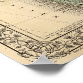 South America Map door Mitchell Poster (Hoek)