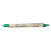 South America Map door Mitchell Zwarte Inkt Pen (Voorkant)