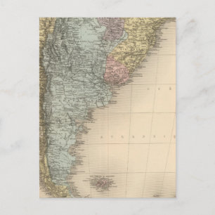 South America Part Medionale Briefkaart