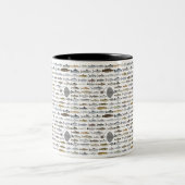 South Asia Freshwater Fish Group Tweekleurige Koffiemok (Center)