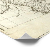 South Asian Engraved Map Poster (Hoek)