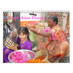South Asian Flowers Calendar Kalender