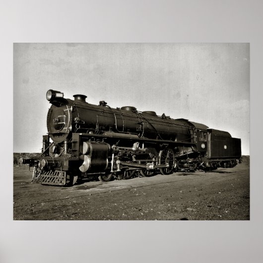 South Australian 600 Class Locomotive Poster (Voorkant)