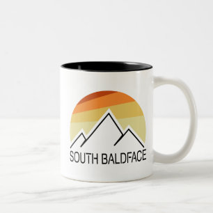 South Baldface New Hampshire Retro Tweekleurige Koffiemok