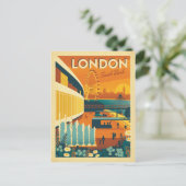 South Bank, Londen Briefkaart (Staand voorkant)