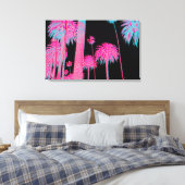 South Beach Art Deco Miami Florida Neon Canvas Art (Insitu (Slaapkamer))