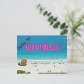 ~South Beach~ BRIEFKAART (Staand voorkant)