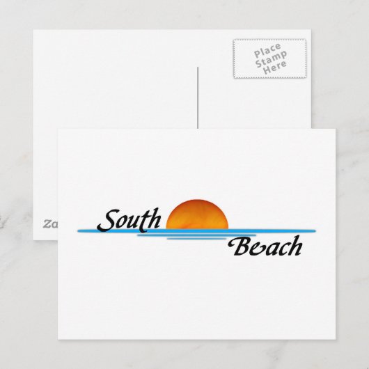 South Beach Briefkaart (Voorkant / Achterkant)