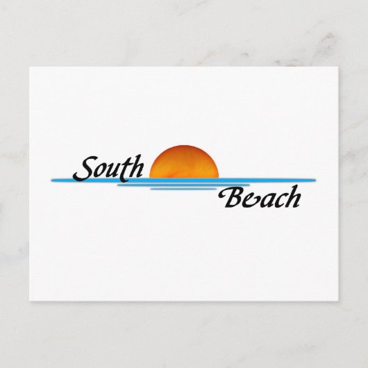 South Beach Briefkaart (Voorkant)