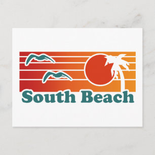 South Beach Briefkaart