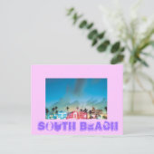 SOUTH BEACH, Florida Briefkaart (Staand voorkant)