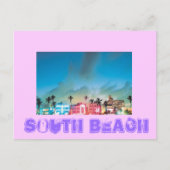 SOUTH BEACH, Florida Briefkaart (Voorkant)