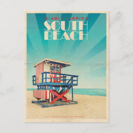  South Beach Florida Briefkaart
