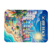 South Beach Florida Magneet (Horizontaal)