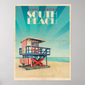  South Beach Florida Poster (Voorkant)