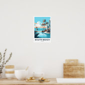 South Beach Florida Reisprint Poster (Keuken)