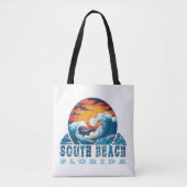 South Beach Florida Tote Bag (Voorkant)