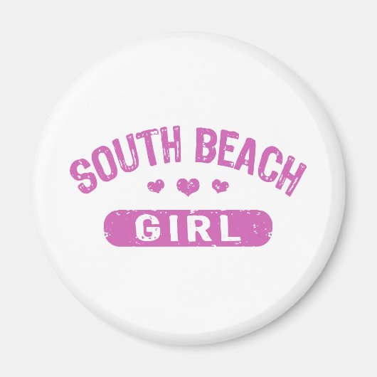 South Beach Girl Magneet (Voorkant)