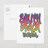 South Beach Graffiti Briefkaart (Voorkant / Achterkant)