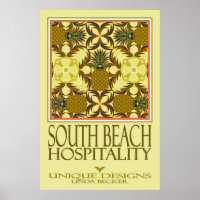 South Beach Hospitality Poster