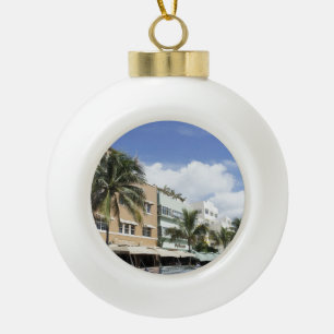South Beach Keramische Bal Ornament
