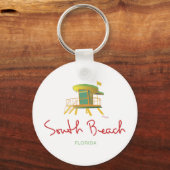 South Beach Lifeguard Station Sleutelhanger (Voorkant)