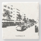 South Beach Marble Onderzetter (Voorkant)