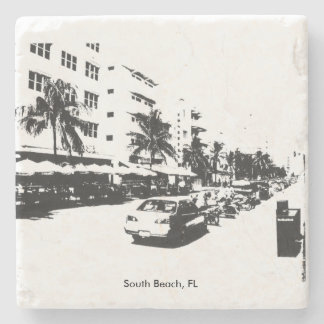 South Beach Marble Onderzetter