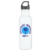 South Beach Miami Beach Florida Water Bottle Waterfles (Voorkant)