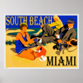 South Beach Miami  Beach Poster (Voorkant)