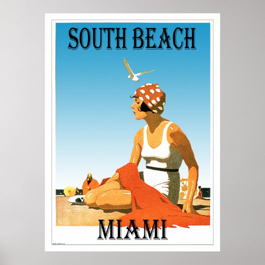 South Beach Miami Beach Poster (Voorkant)