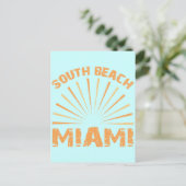 SOUTH BEACH MIAMI BRIEFKAART (Staand voorkant)